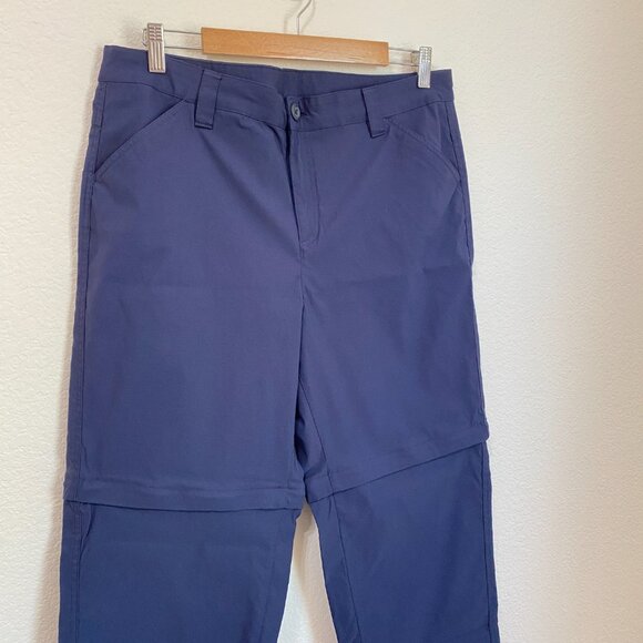 Eddie Bauer Womens Convertible Pants Navy Blue Size 14 - Picture 3 of 10